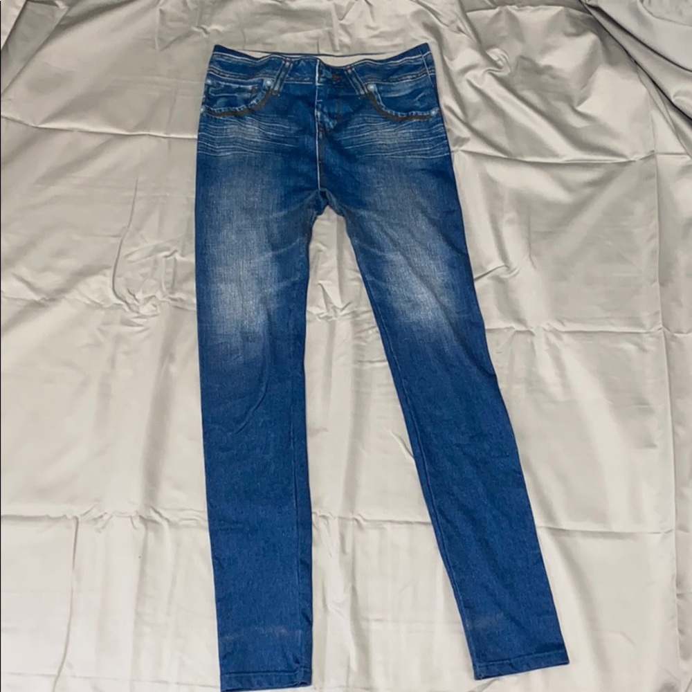 Genie slim Jeggings size L-XL two pair